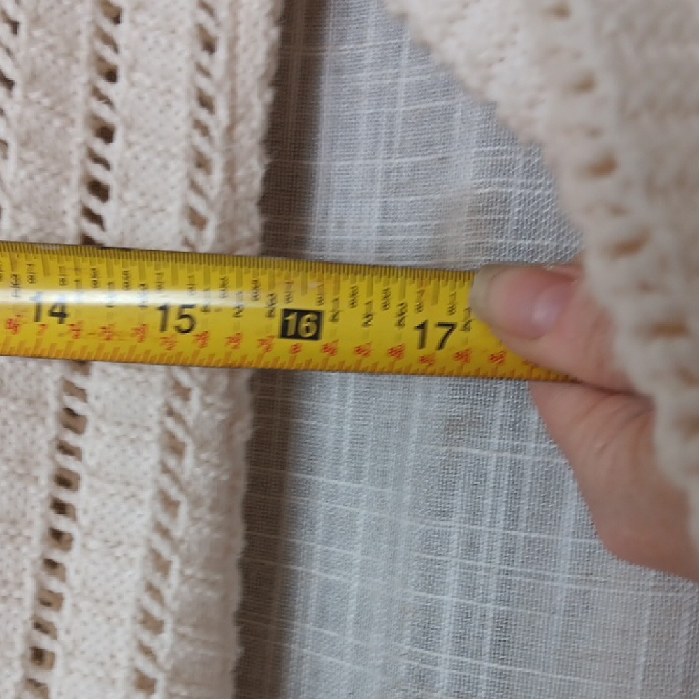 Cream Open-Knit Sweater - Picture 5 of 13